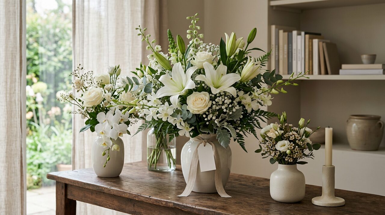how to send funeral flowers