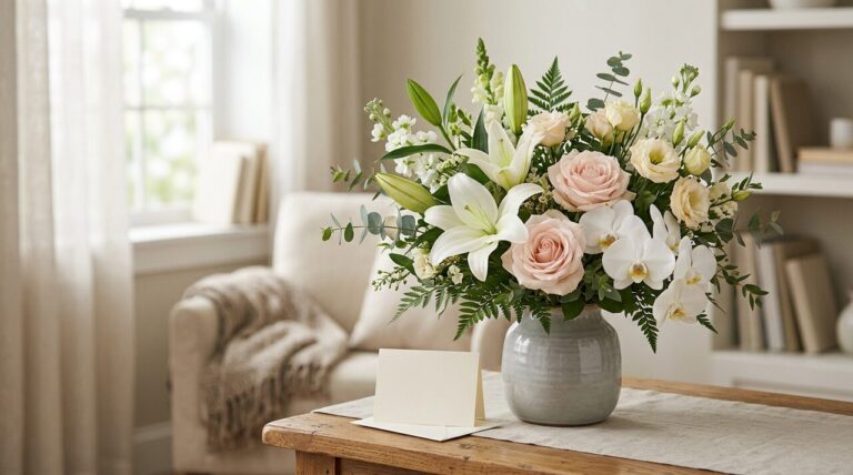 flowers loss of spouse